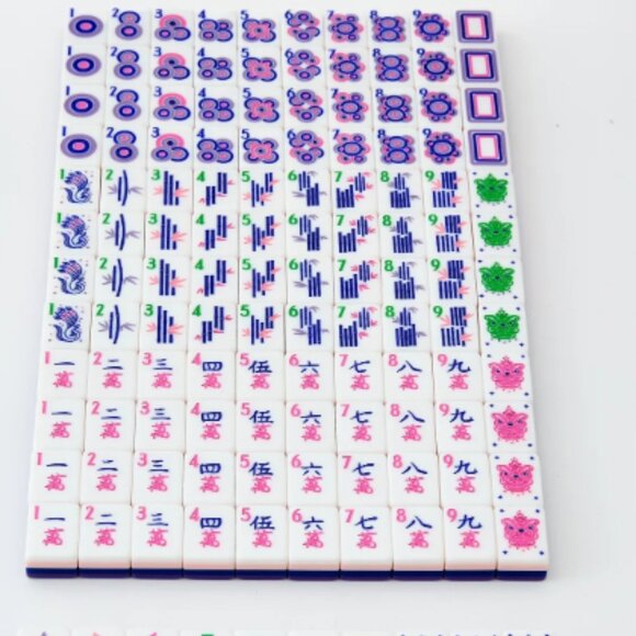 Oh My Mahjong Lilac Soiree Tiles - Picture 4 of 5
